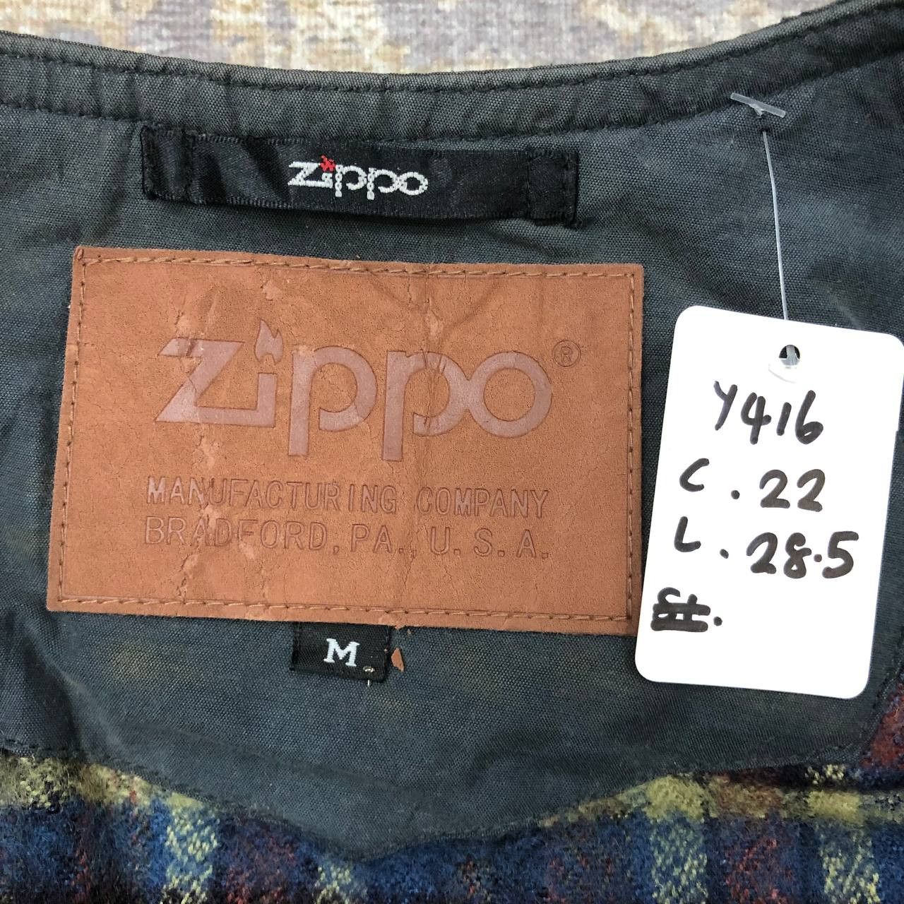 Vintage × Zippo Y416 VTG SUN FADED ZIPPO VEST Size US M / EU 48-50 / 2 - 11 Thumbnail