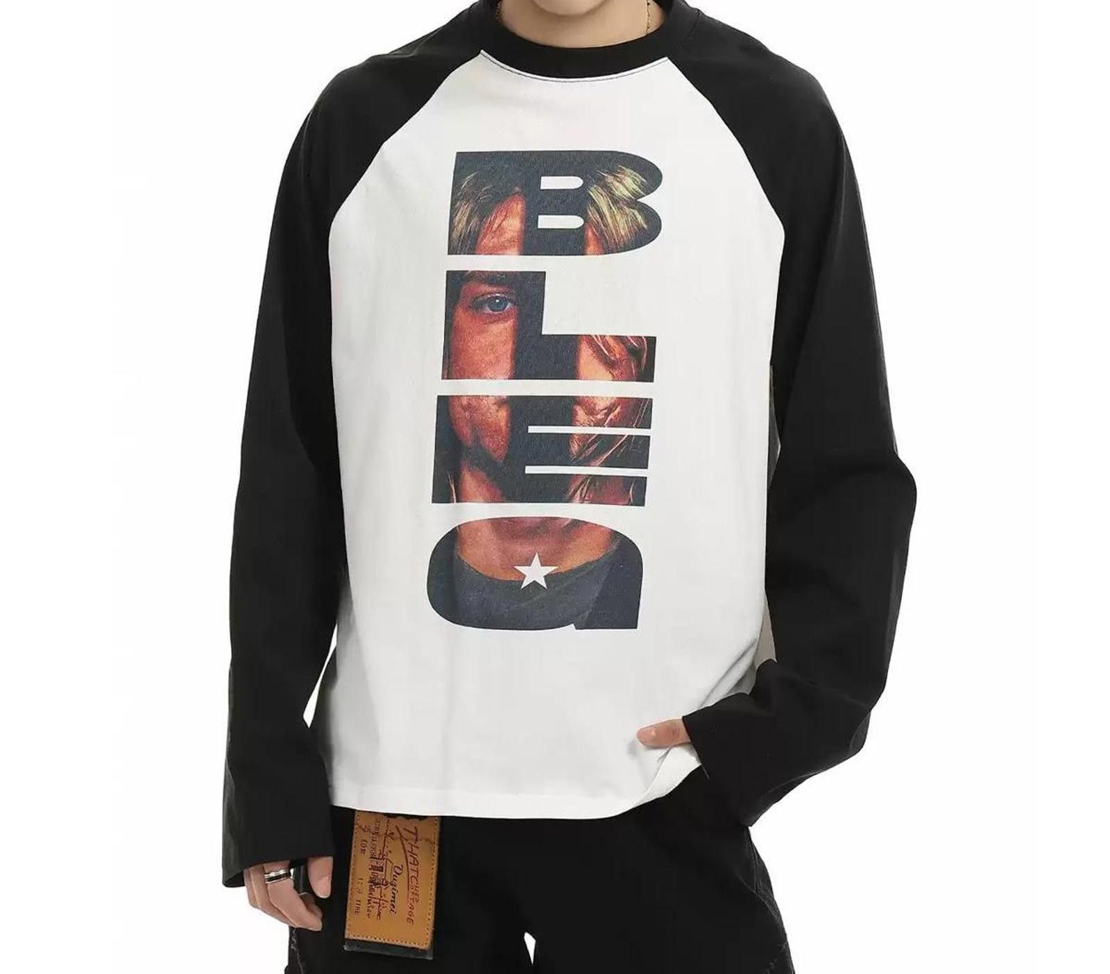 Vintage Colour-Block Print Long-Sleeve Tee Size US M / EU 48-50 / 2 - 2 Thumbnail