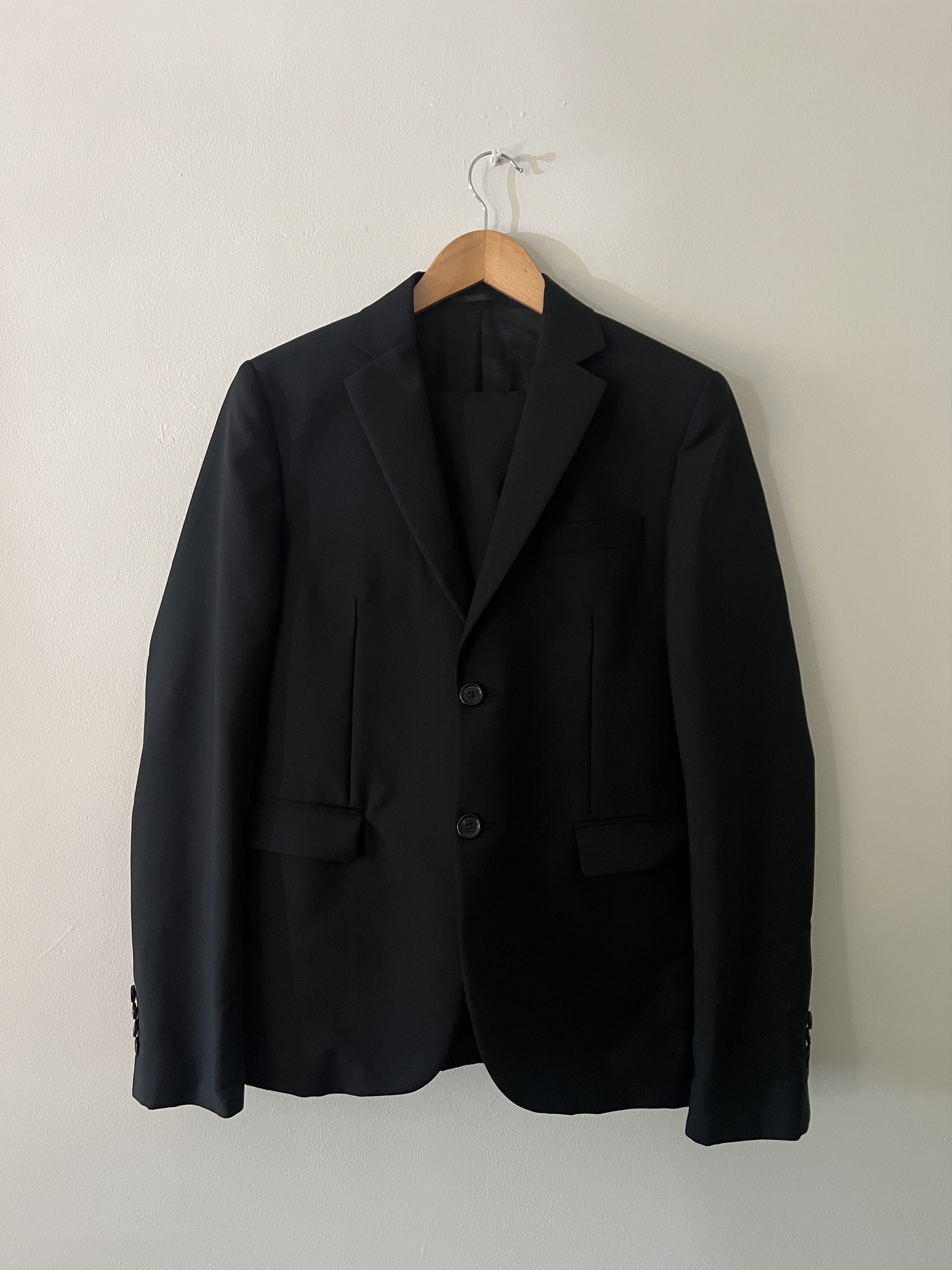 Acne Studios Acne Studios Black Suit Size 44S - 2 Thumbnail