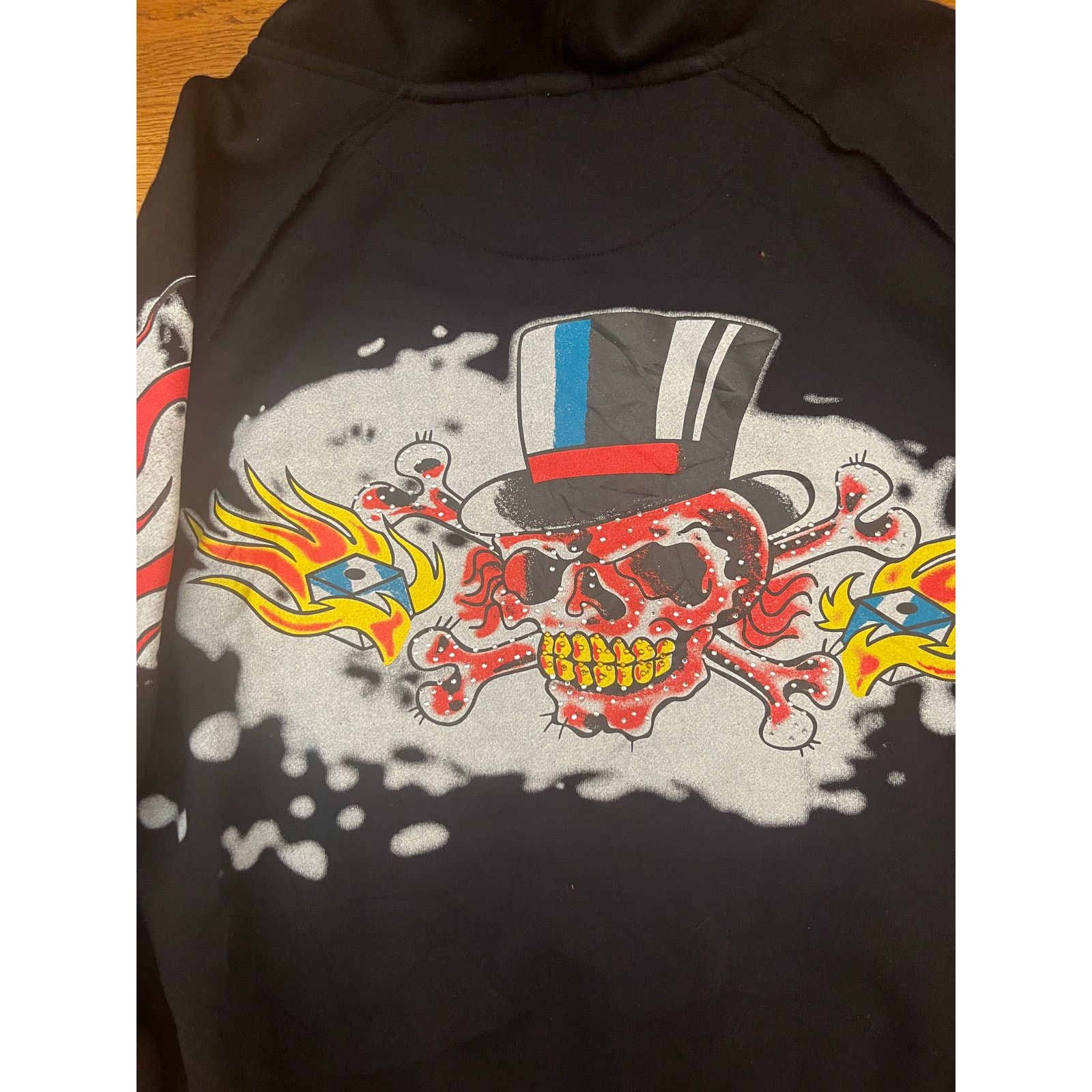 Other Vodka Black Skull Print Full Zip Hoodie Size US L / EU 52-54 / 3 - 6 Thumbnail