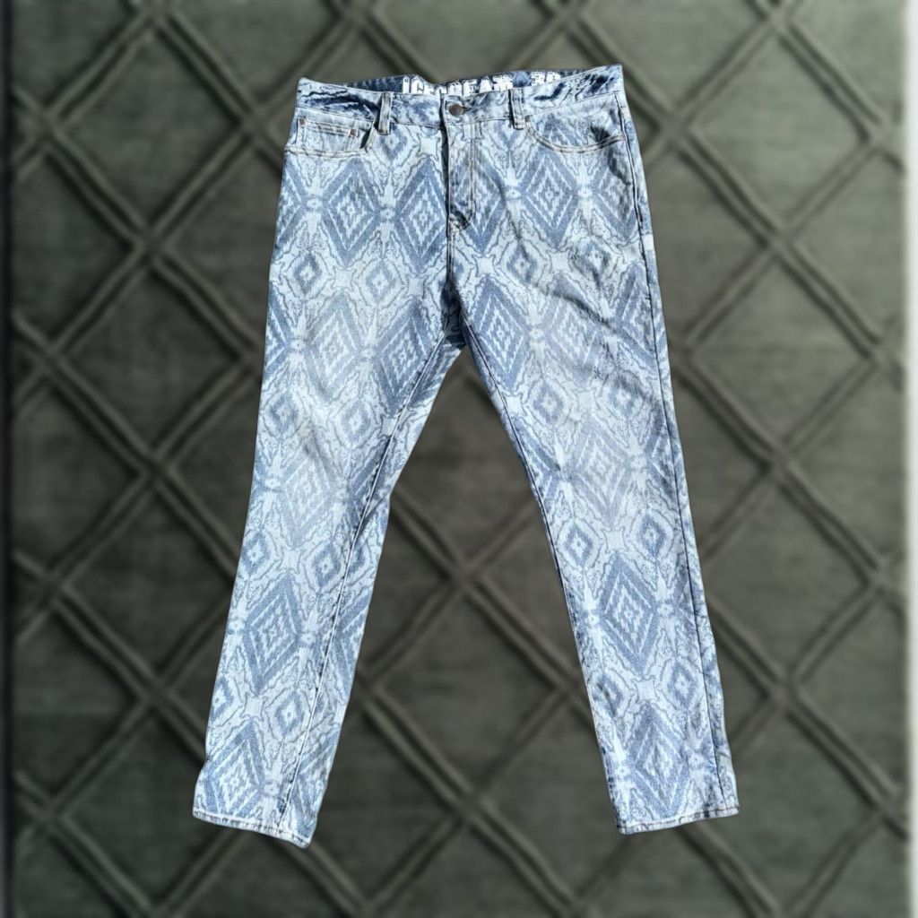 Billionaire Boys Club VINTAGE Billionaire Boys Club BBC Y2K Drip Aztec Jeans Sz 36 Regular Blue 36 RARE Men Jeans Straight Mens Size US 36 / EU 52 - 1 Thumbnail