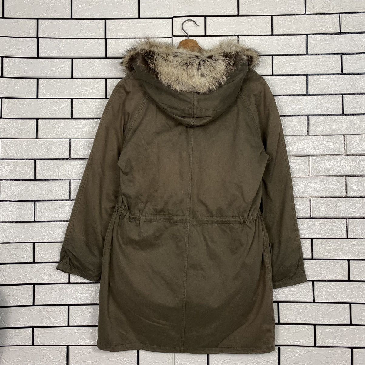 Yves Salomon 🔥PARKA JACKET DESIGN FUR BLANKET ARMY YVES SALOMON Size XS / US 0-2 / IT 36-38 - 9 Thumbnail