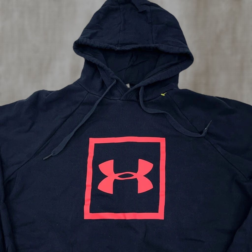 Under Armour Under Armour Hoodie Mens Large Black Sweatshirt Cotton Baseball A44 Size US L / EU 52-54 / 3 - 1 Thumbnail