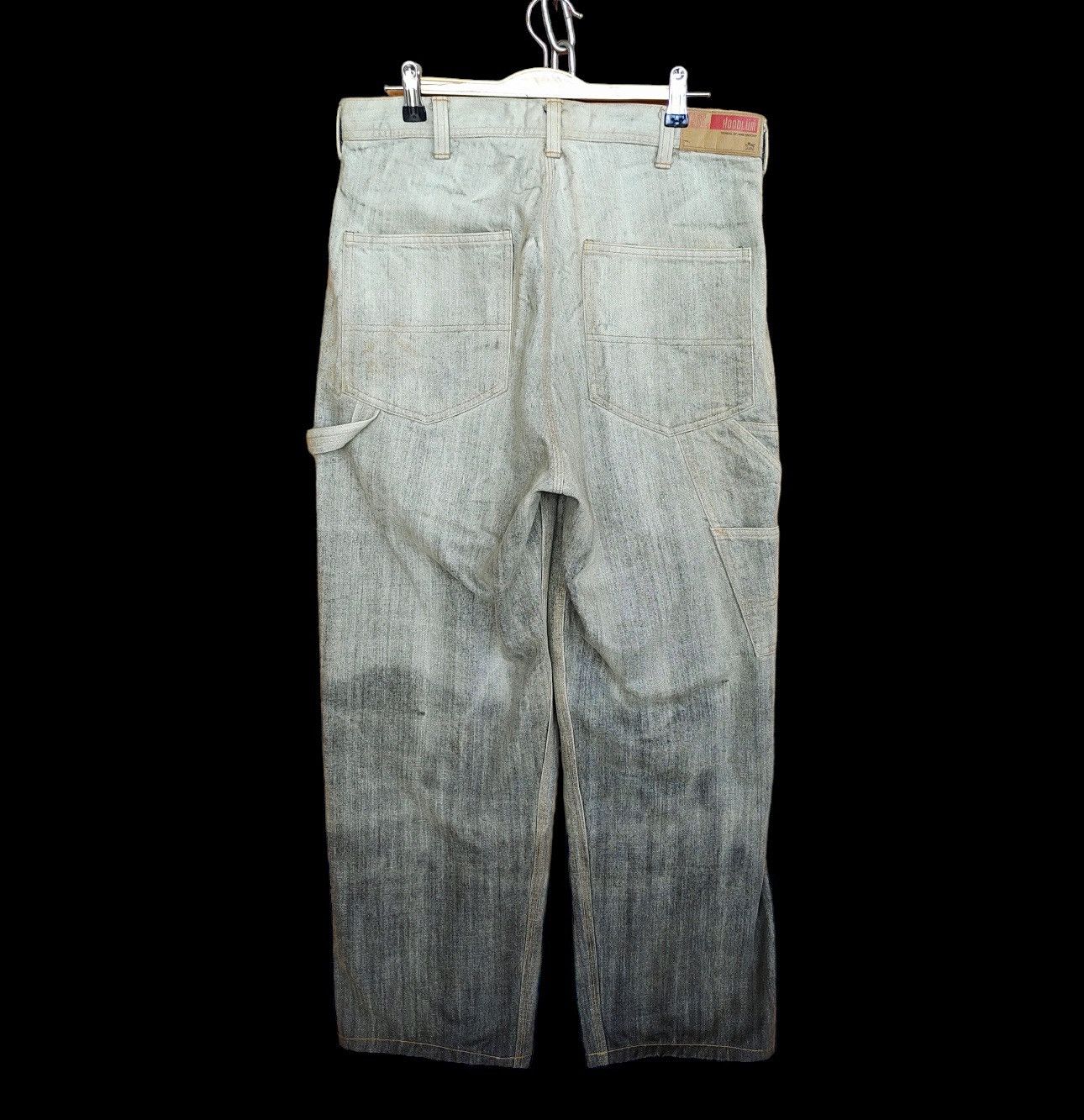 image of Hook Ups x Jnco Baggy Jeans Hoodlum Gradient Wide Leg Carpenter Denim, Men's (Size 32)