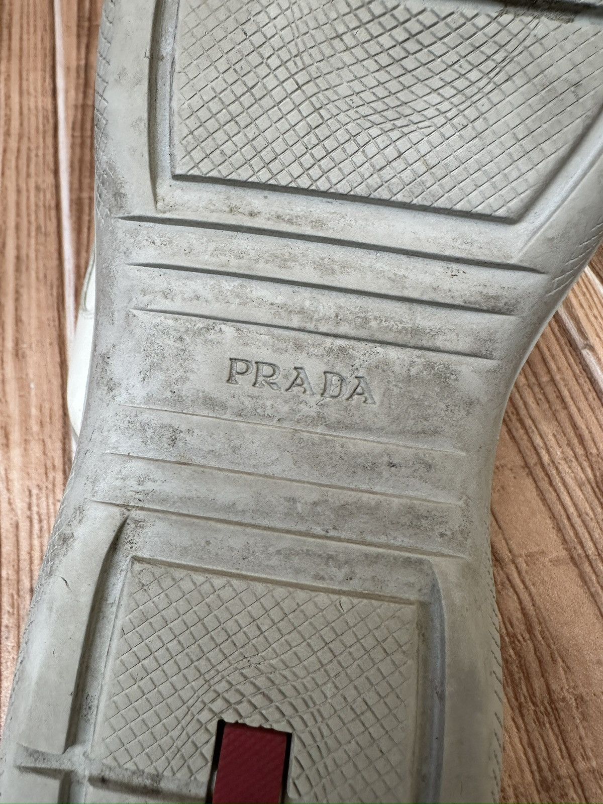 Prada Prada Americas Cup Velcro Straps Red Tab Leather Sneaks Size US 8.5 / EU 41-42 - 17 Thumbnail