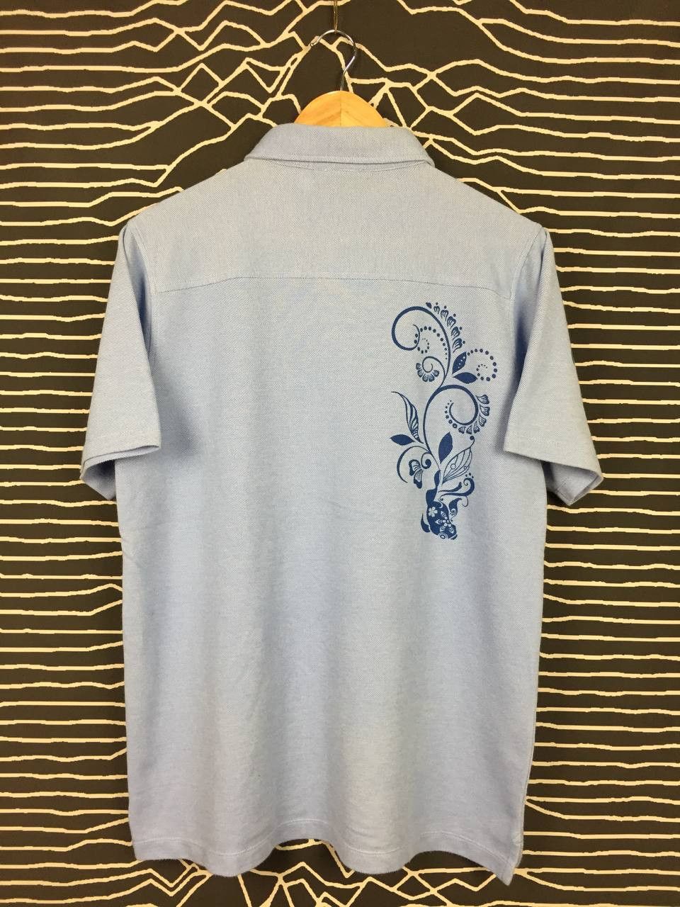 Japanese Brand × Vintage Polo Yushi Okinawa Kariyushi Wear Floral Printed Polo tee Size US M / EU 48-50 / 2 - 5 Thumbnail