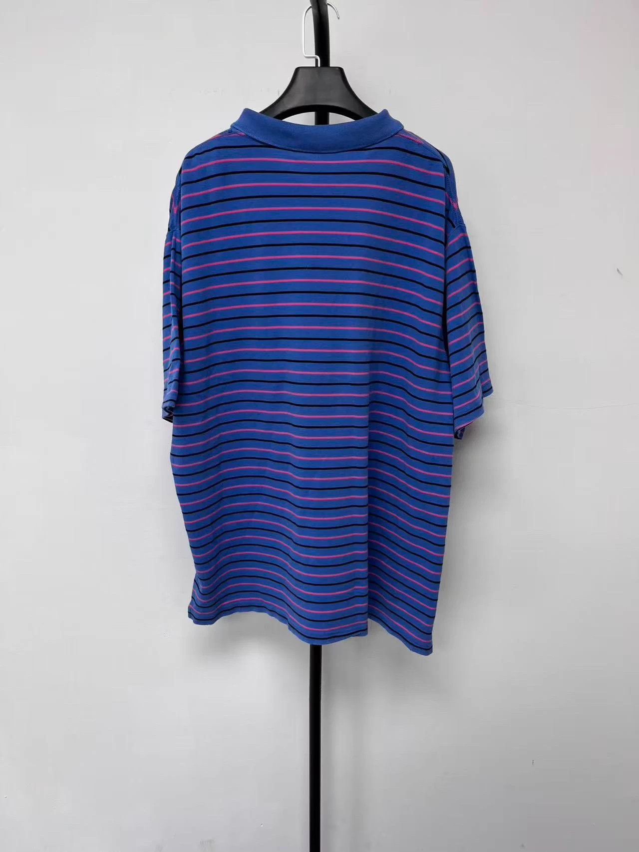 Balenciaga Balenciaga cotton mesh embroidered stripe oversize m new Polo Size US M / EU 48-50 / 2 - 2 Thumbnail
