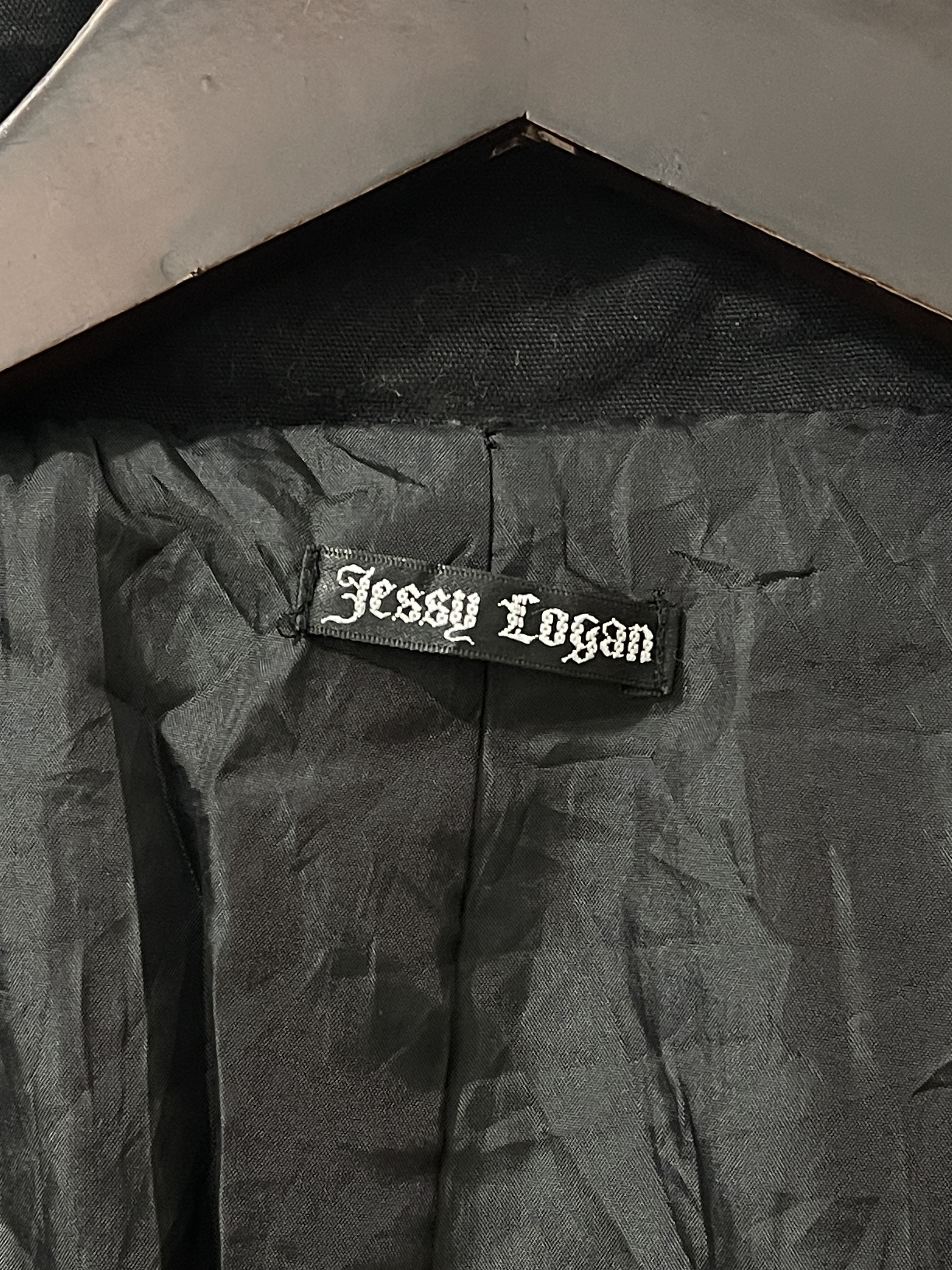 Japanese Brand 2000s Jessy Logan Japan Gothic Fur Vkei Style Jacket Size US M / EU 48-50 / 2 - 6 Thumbnail