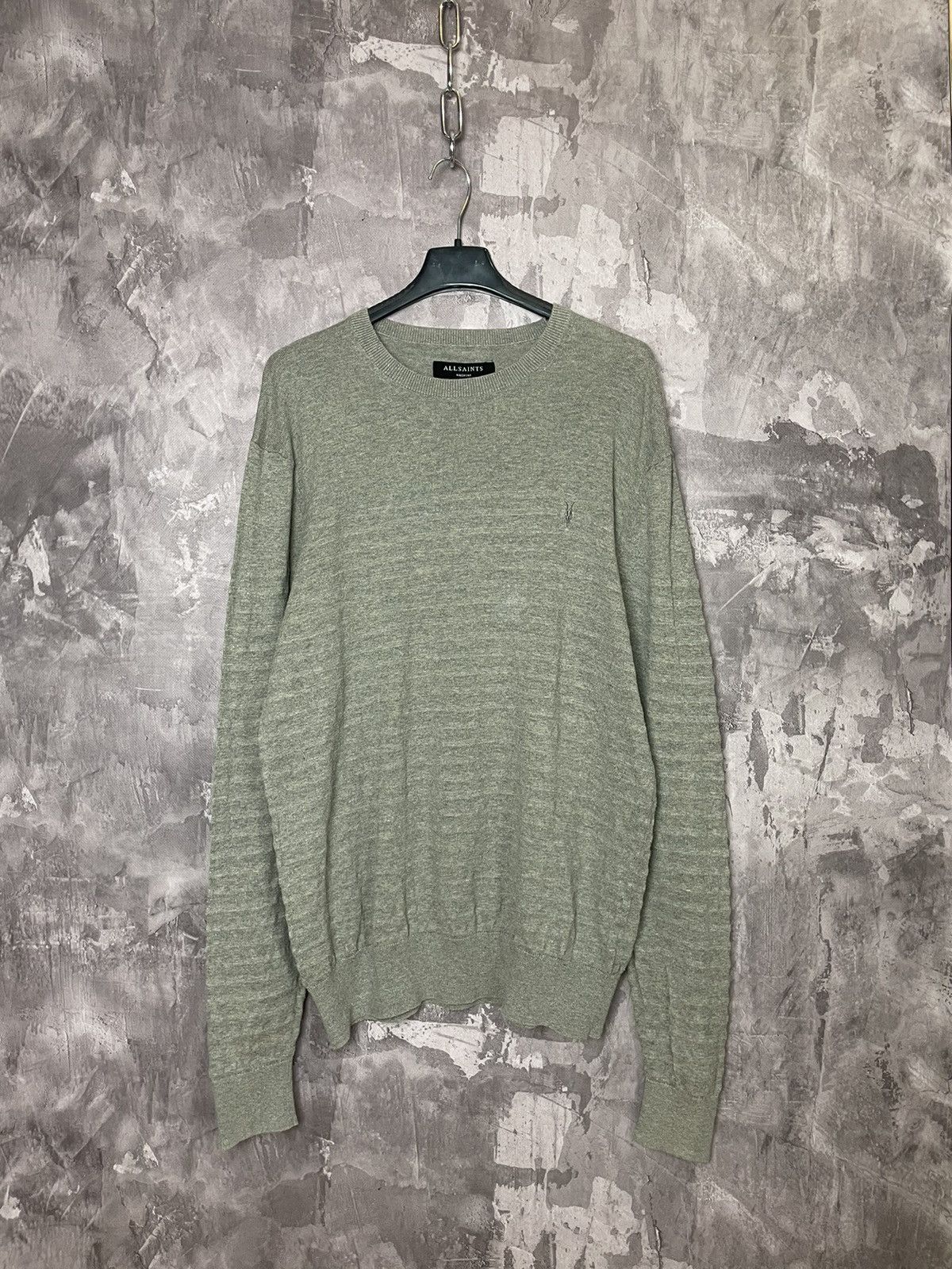 Allsaints × Vintage Allsaints Knitted Cotton Sweater Size US M / EU 48-50 / 2 - 1 Thumbnail