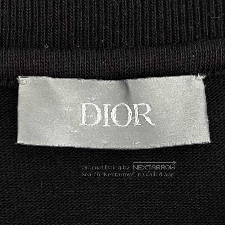 Dior Dior Black silk stitching printed round-neck short sleeves Size US S / EU 44-46 / 1 - 6 Thumbnail