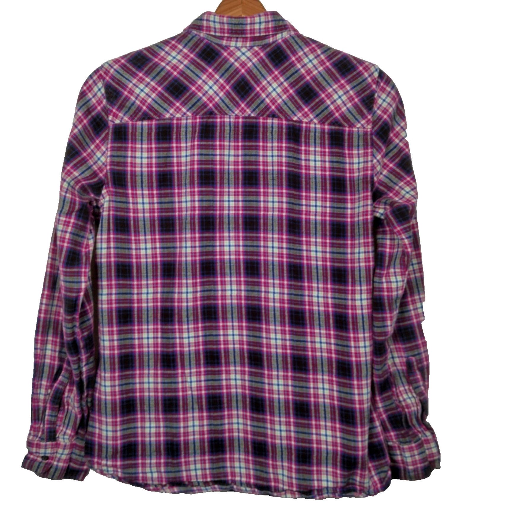 Eddie Bauer Eddie Bauer Shirt Women M Pink Plaid Flannel Cotton Button-Up Outdoorsy Casual Workwear Womens Size M / US 6-8 / IT 42-44 - 2 Thumbnail