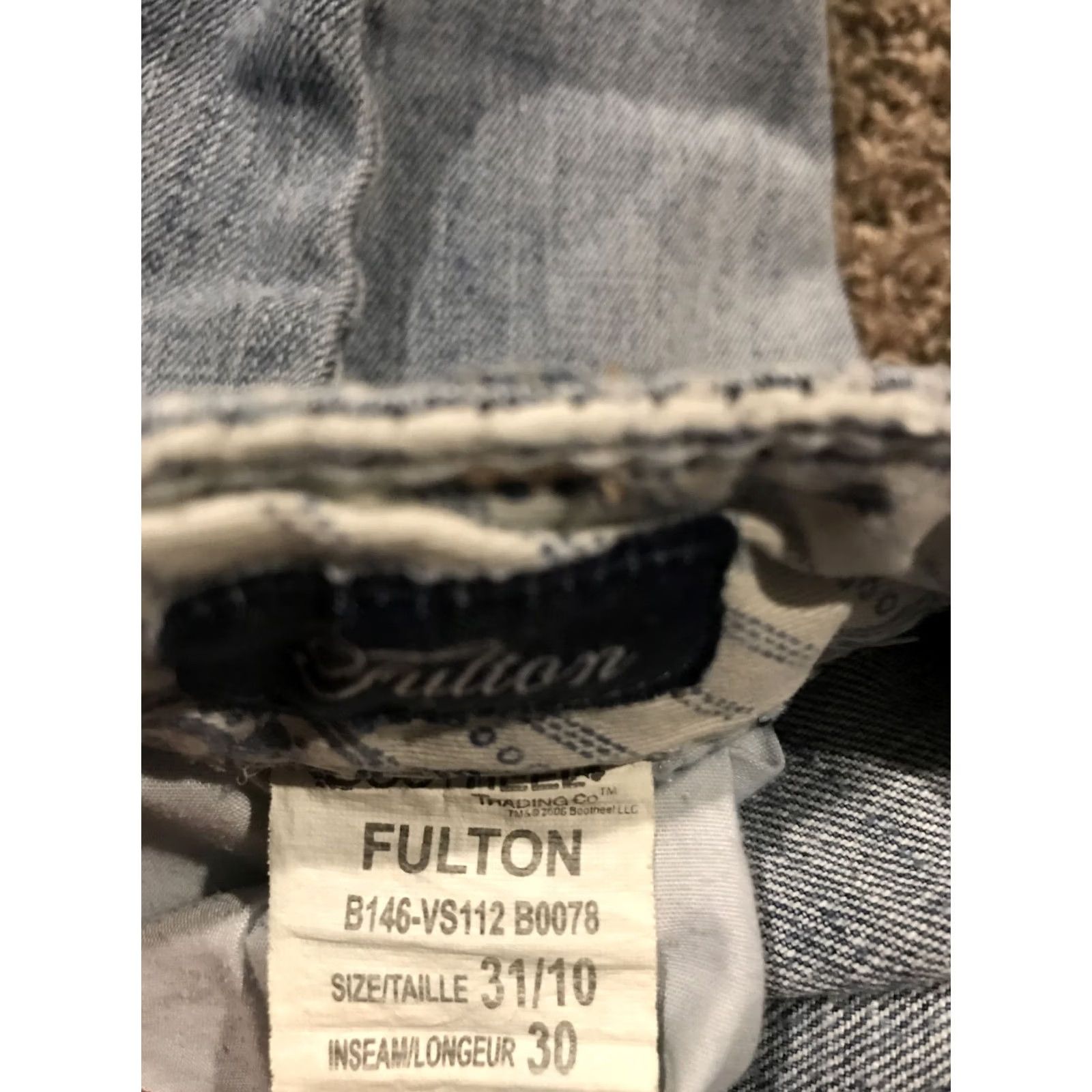 CO Bootheel Denim Jeans Womens 31 X 30 Light Wash A39 Denim Bootcut 30 Inseam Women Blue Regular Tapered Gloves? Size 24" / US 00 / IT 34 - 3 Thumbnail