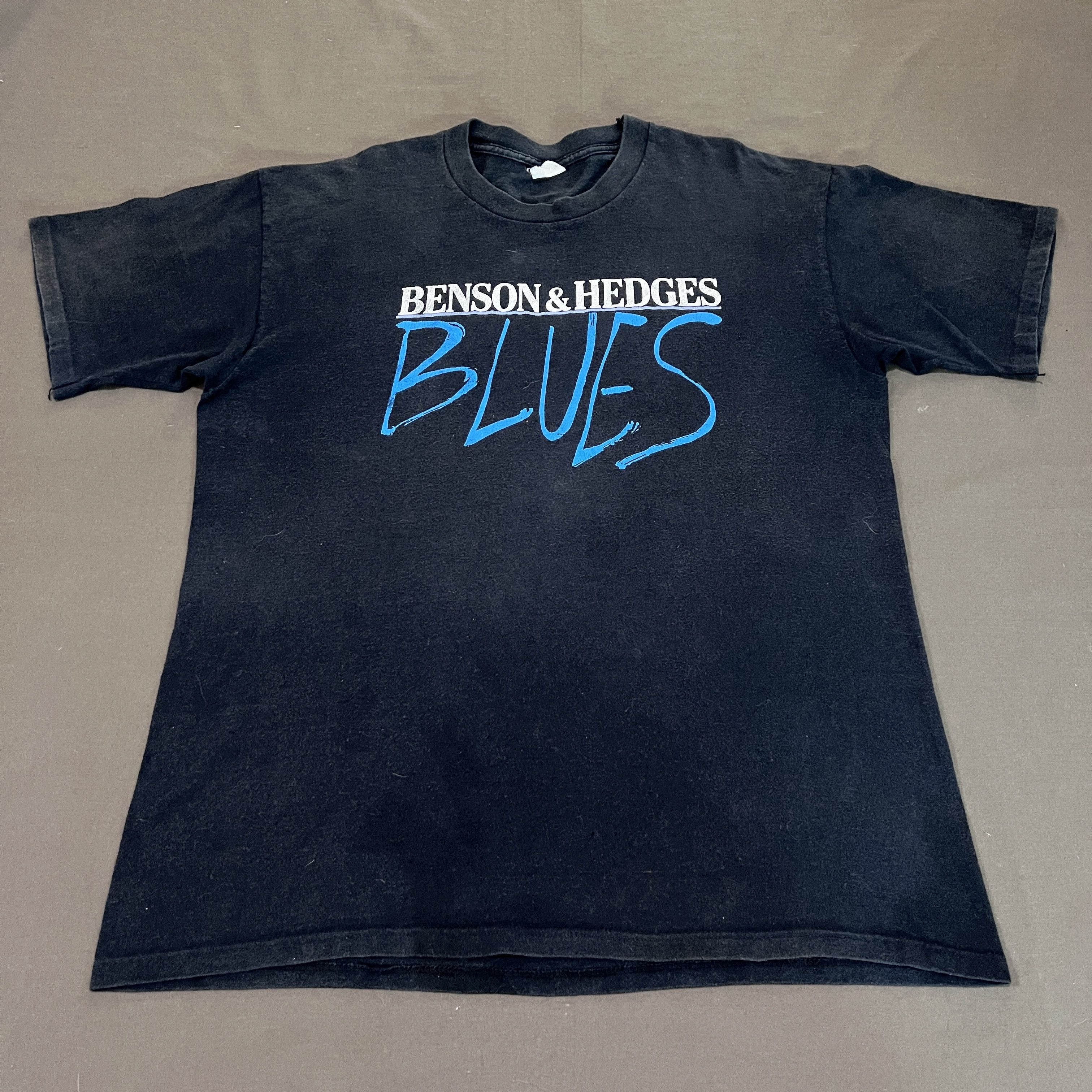 Band Tees × Vintage Vintage 90s Benson & Hedges Blues Promo Tee XL Faded Size US XL / EU 56 / 4 - 2 Thumbnail