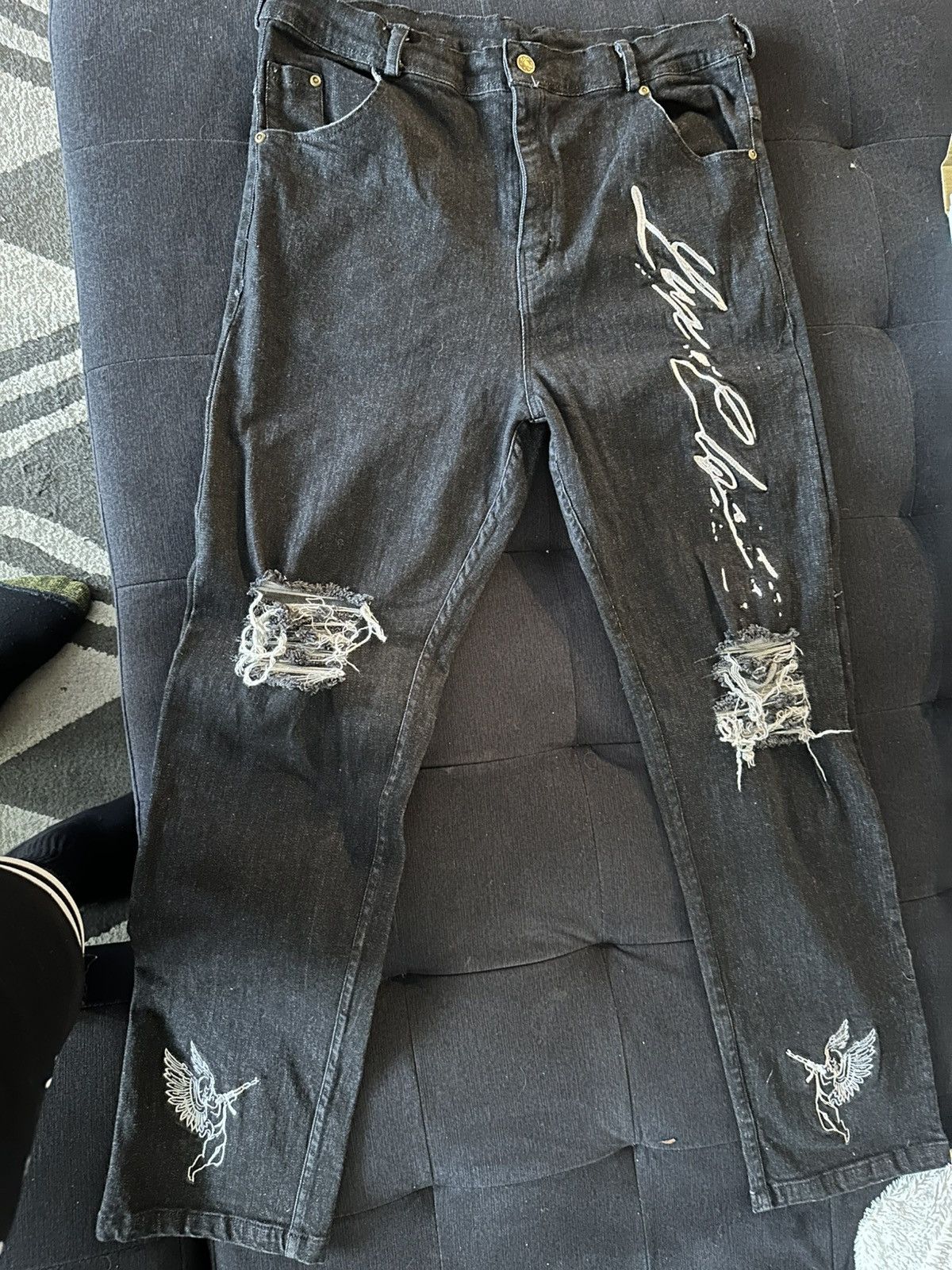 Designer LUX CLOTHING LUXURY JEANS!!! BRAND NEW BRAND!!!! Size US 30 / EU 46 - 9 Thumbnail