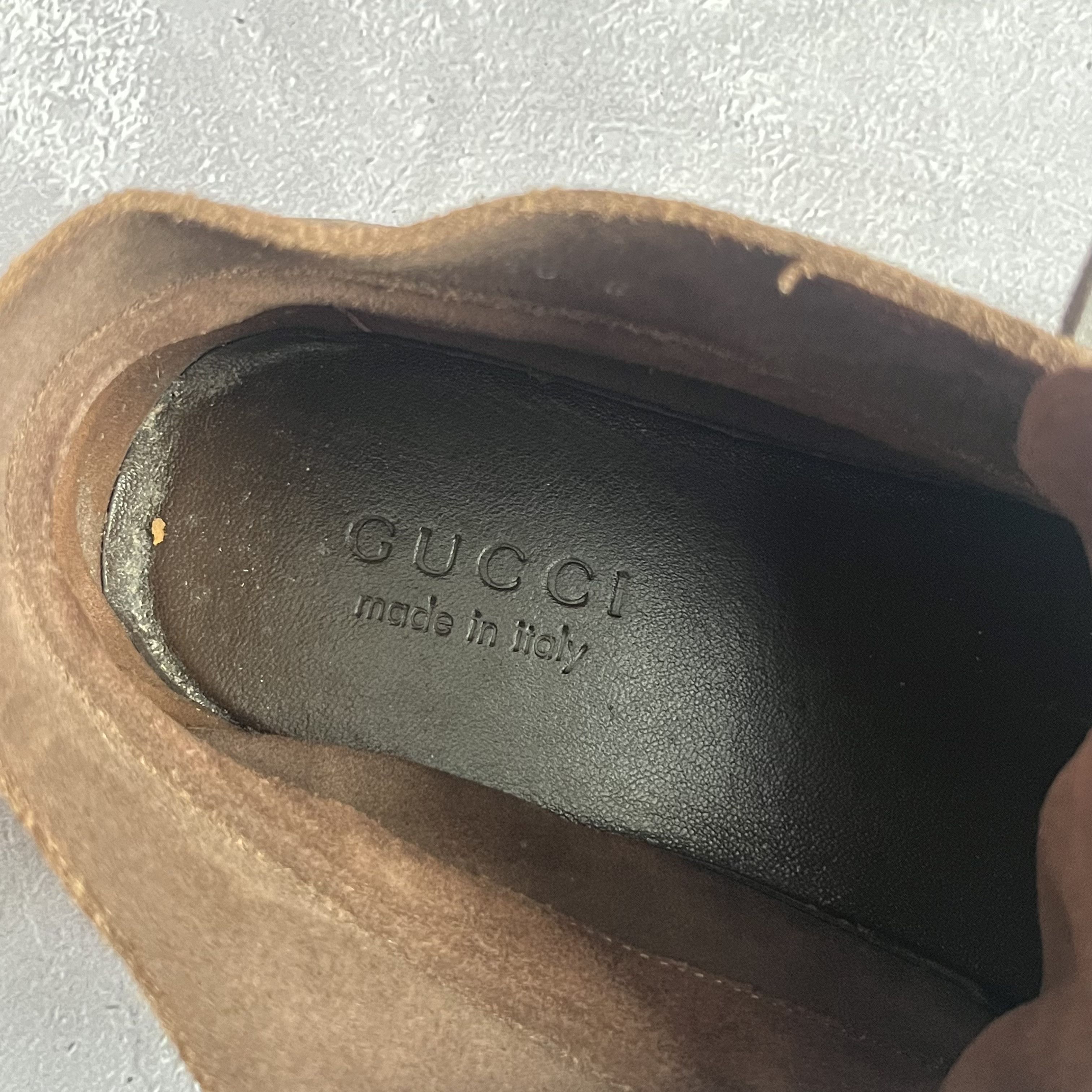 Gucci Gucci Suede Moc Toe Chukka Boots Brown Crepe Sole Size US 10 / EU 43 - 12 Thumbnail