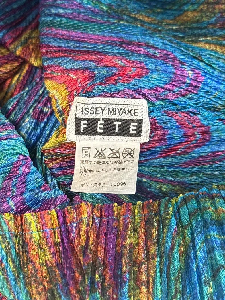 Issey Miyake Issey Miyake Blue peacock jacket Size L / US 10 / IT 46 - 4 Thumbnail