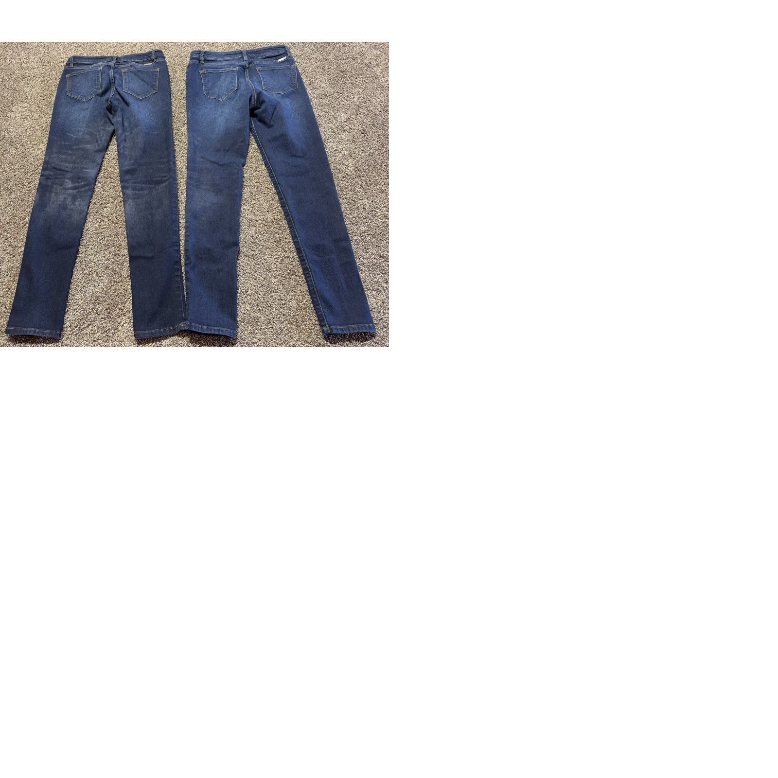 Vintage Kancan Jeans Size 9 Blue Denim 9/28 Skinny Lot Of 2 Women Jeans 5-Pocket Design Regular Size 9 Blue Kangan? Size 30" / US 8 / IT 44 - 9 Thumbnail