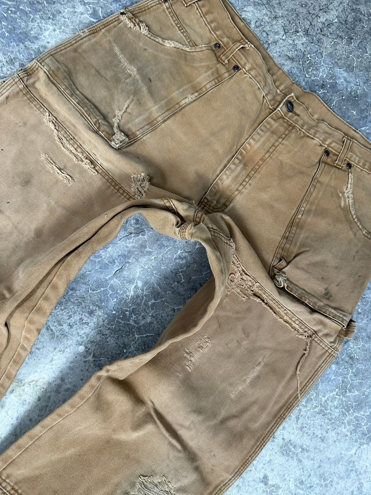Dickies × Vintage Vintage Thrashed Dickies Double Knees Size US 34 / EU 50 - 6 Thumbnail
