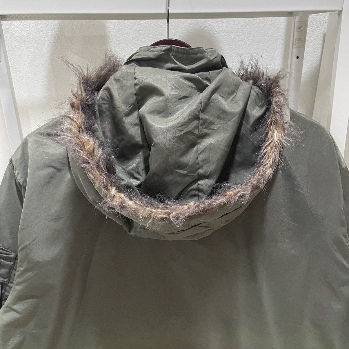 Airwalk Vintage Airwalk Military Hoodie Bomber Jacket Size US M / EU 48-50 / 2 - 14 Thumbnail