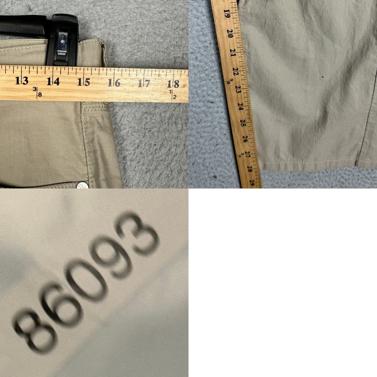 Hugo Boss Hugo Boss Alabama Corduroy Pants Beige 5-Pocket Straight Leg Mens 32x34 Chino Flat Front Size US 32 / EU 48 - 8 Thumbnail