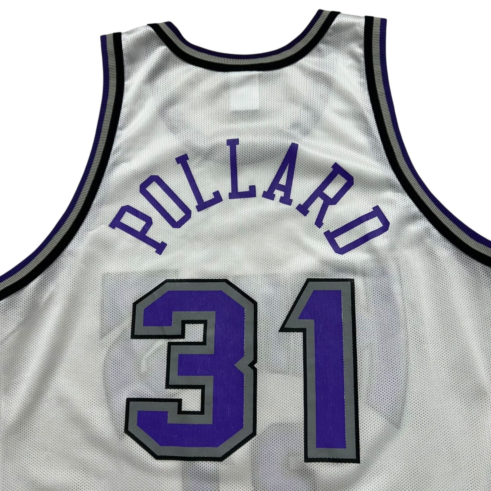 NBA RARE 90s SCOTT POLLARD SACRAMENTO KINGS JERSEY CHAMPION Size US L / EU 52-54 / 3 - 3 Thumbnail
