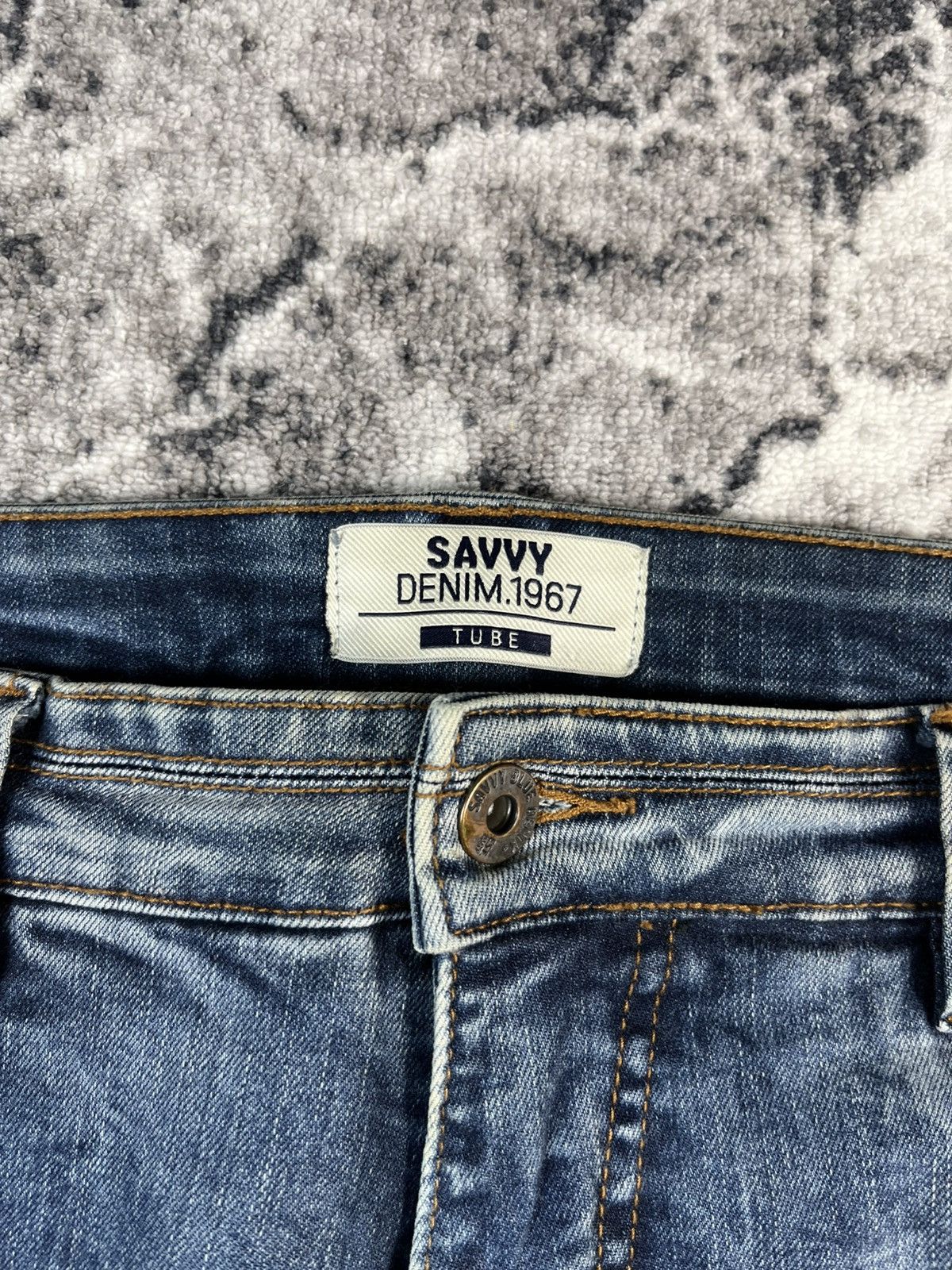 Other Savvy Denim Distressed Jeans Fade Wash W40 Size US 40 / EU 56 - 10 Thumbnail