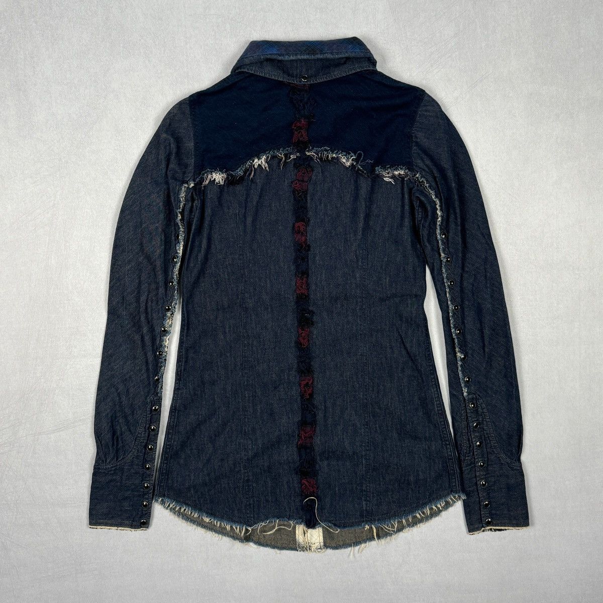 Le Grande Bleu (L.G.B.) Denim Snap Button Up Shirt Size US XS / EU 42 / 0 - 2 Thumbnail