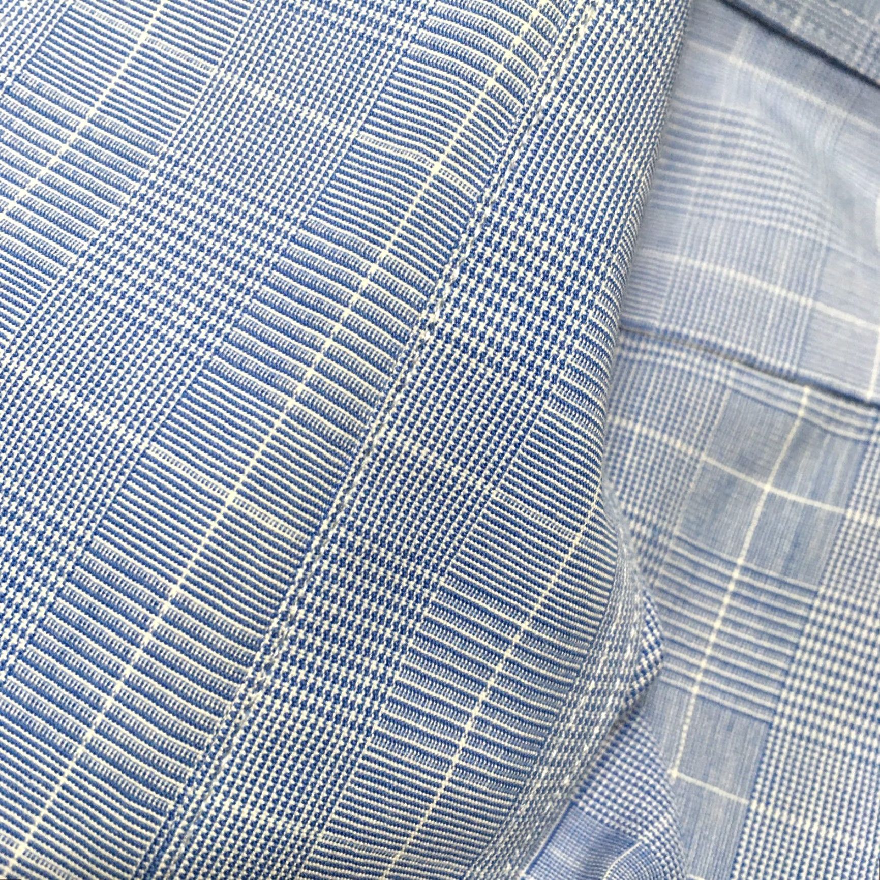 Brooks Brothers BROOKS BROTHERS Men's BLUE Non Iron Dress Shirt Size 16 34 Pattern Check Collar Button-Down Regular White? Size US L / EU 52-54 / 3 - 5 Thumbnail