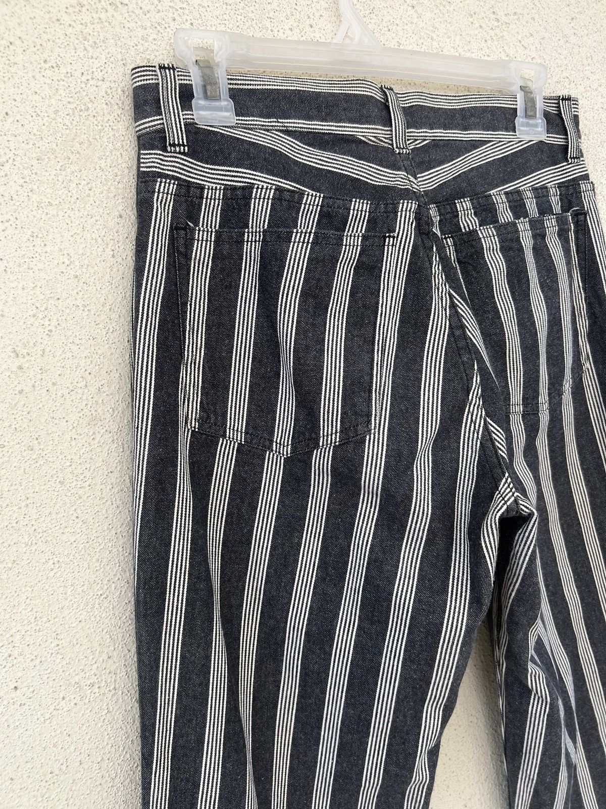 agnes b. Vintage Agnes B. Homme Vertical Border Striped Pant Size US 29 - 15 Thumbnail