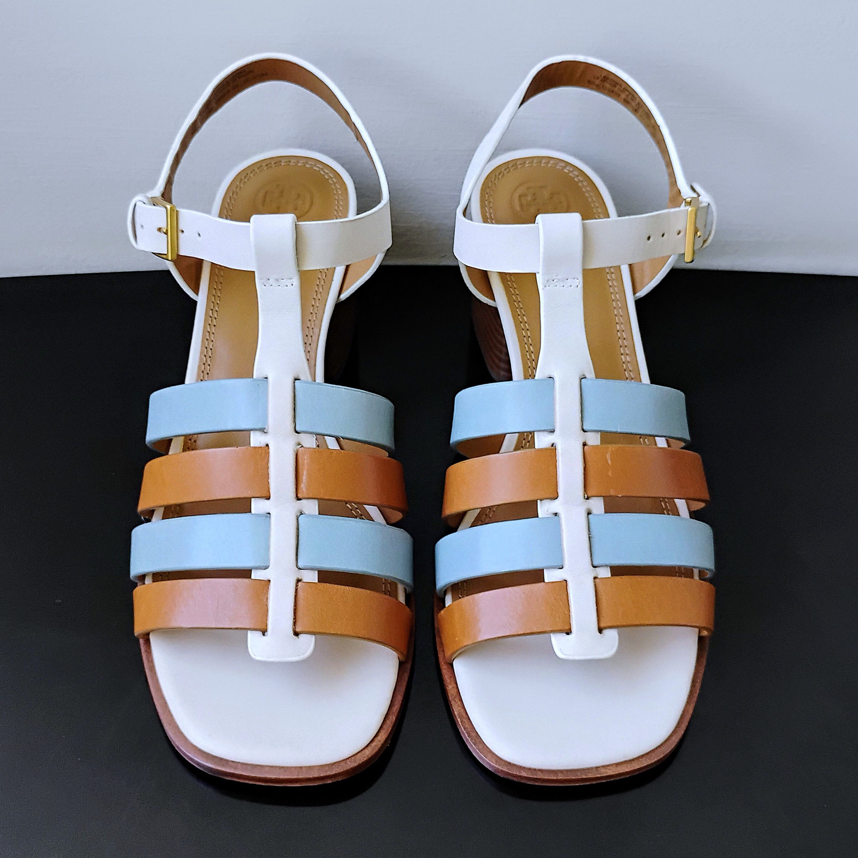 Tory Burch Tory Burch Women Fisherman Block Heel Sandal in Lovely Color Size US 9.5 / IT 39.5 - 3 Thumbnail
