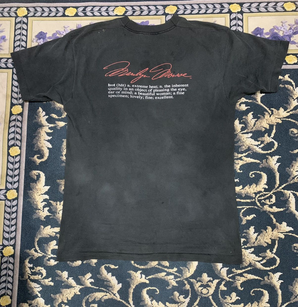 Band Tees × Vintage Marlyn moonroe vtg 90s tagging fruit of the loom Size US XL / EU 56 / 4 - 3 Thumbnail