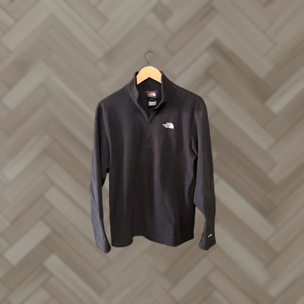 The North Face The North Face Sweatshirt The North Face Mens Black 1/4 Zip Mock Neck Size Small Black 1/4 Zip Sweatshirt Mens Small Mock Neck Zip Pullover Fleece Size US S / EU 44-46 / 1 - 1 Thumbnail