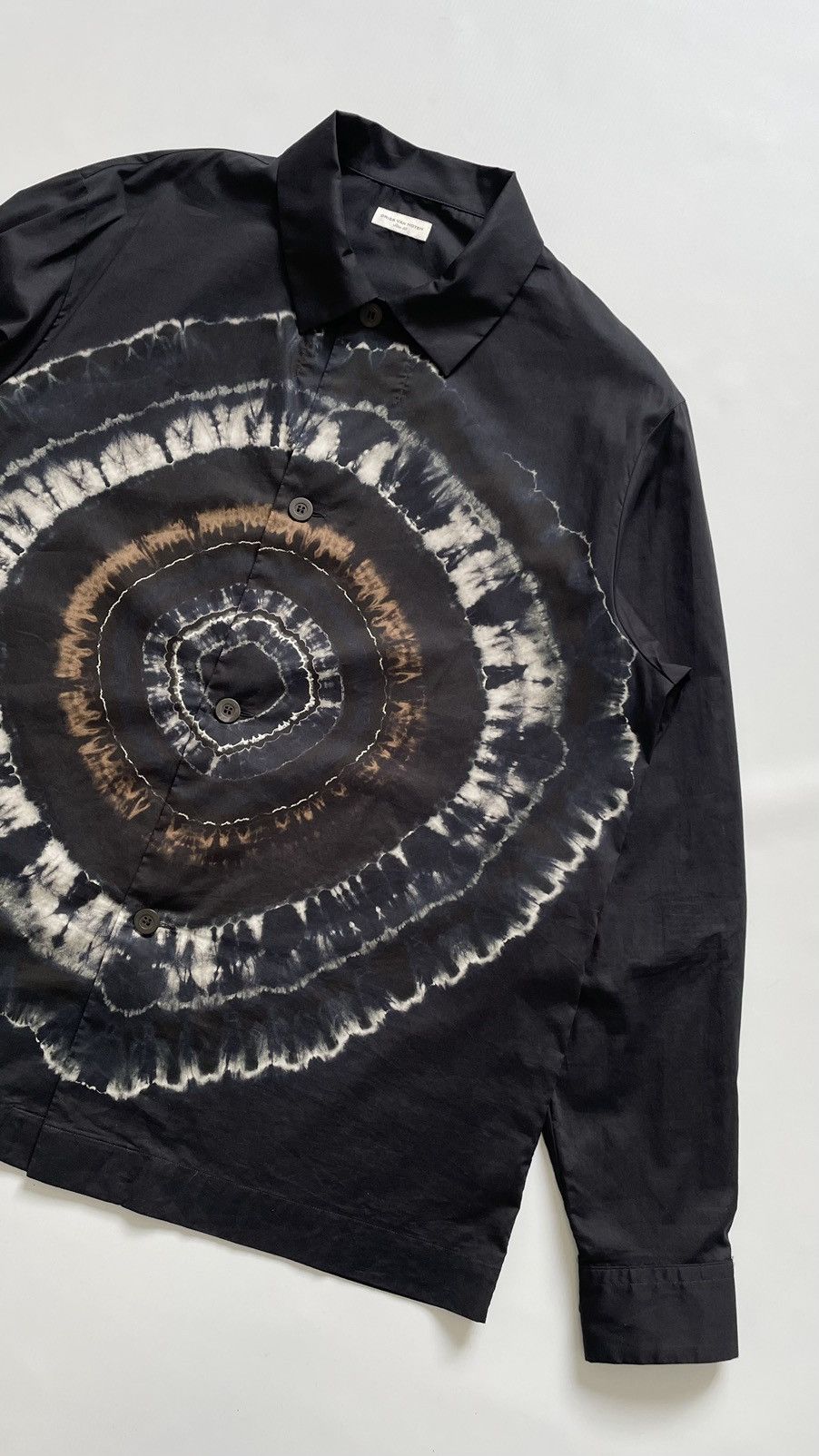 Dries Van Noten A/W 19 ‘Iris’ Tie Dye Print Shirt Size US M / EU 48-50 / 2 - 6 Thumbnail