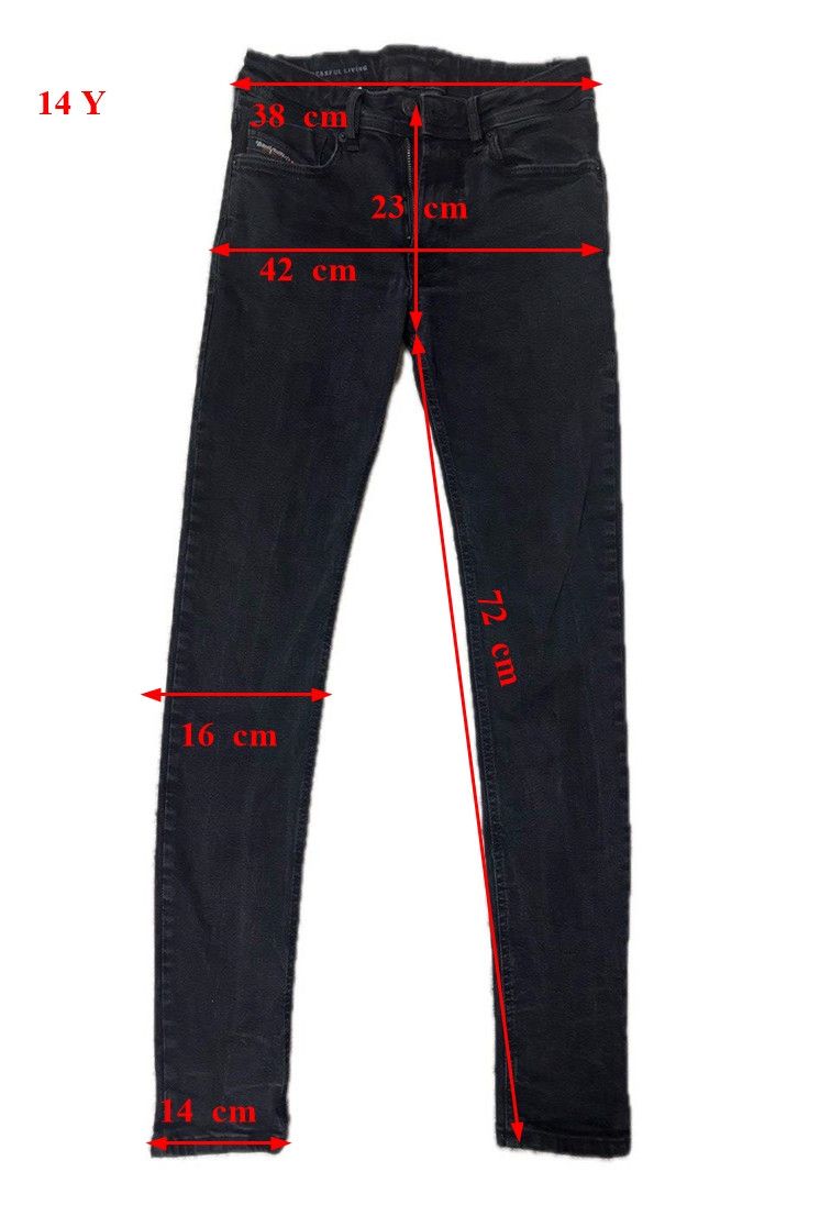 Diesel Diesel women's jeans, size W14 – classic black denim Size 36" / US 14 / IT 50 - 2 Thumbnail