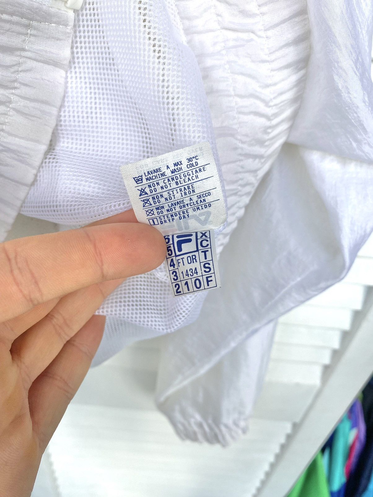Fila × Vintage Vintage FILA Track Retro Jacket Nylon 90s Abstract Print Size US M / EU 48-50 / 2 - 12 Thumbnail
