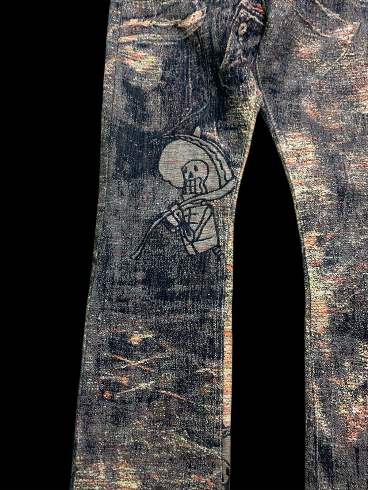 Issey Miyake 💥RARE💥 A POC ISSEY MIYAKE BORO DENIM JEANS Size US 32 / EU 48 - 4 Thumbnail