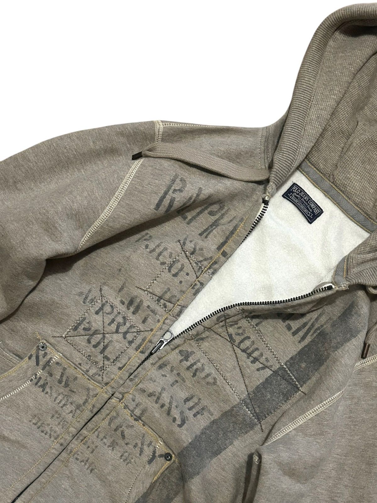 Polo Ralph Lauren Crazy Vintage Y2K Polo Jeans Company Full Zip Hoodie Size US M / EU 48-50 / 2 - 3 Thumbnail