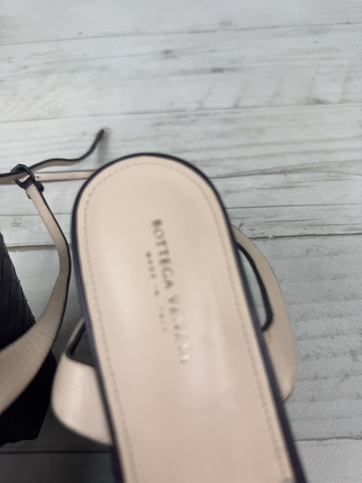 Bottega Veneta Bottega Veneta Leather Platform Sandals Size US 7 / IT 37 - 13 Thumbnail
