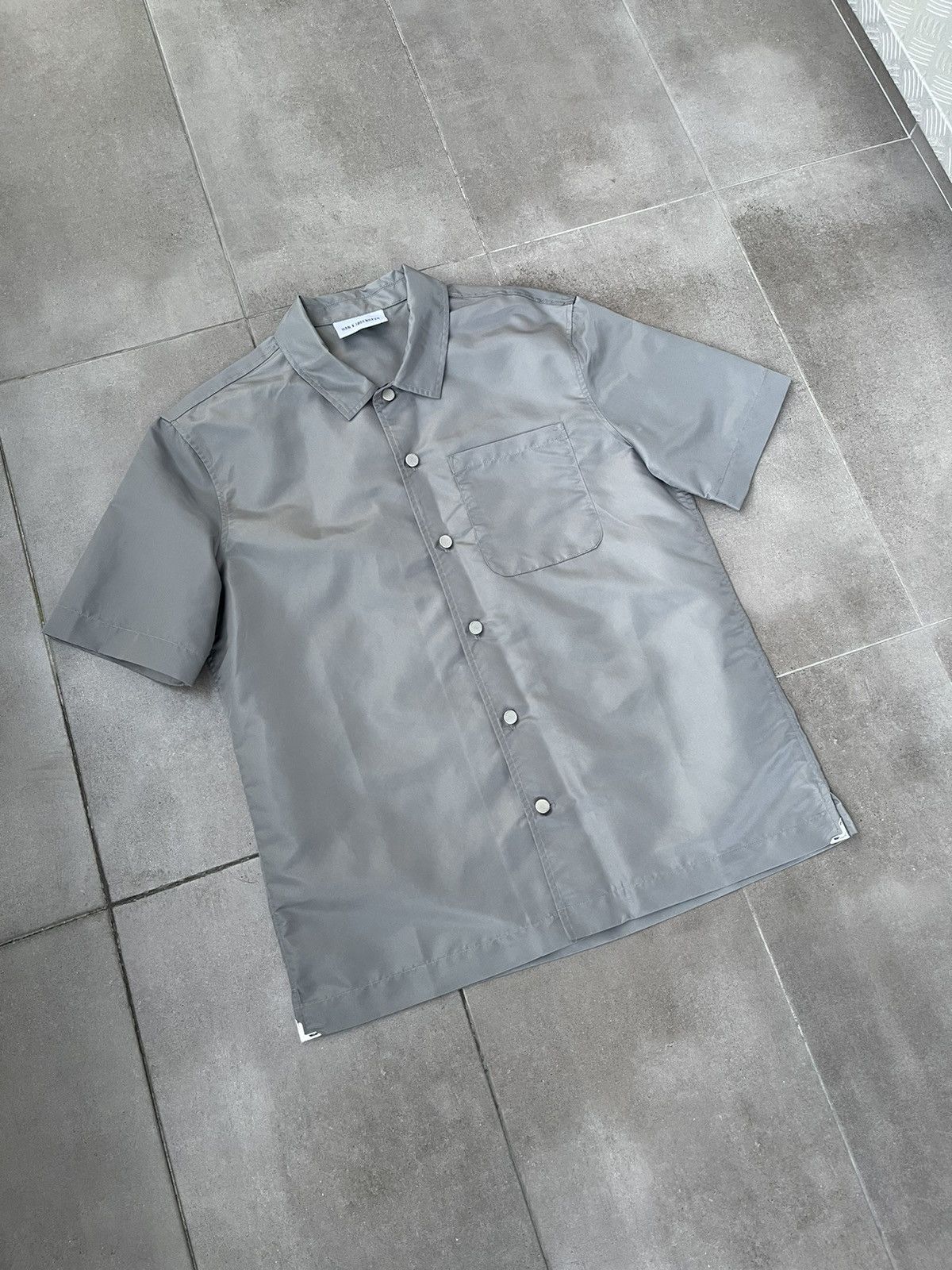 Han Kjobenhavn !DS! FW22 Han Kjobenhavn Grey Summer Shirt Short Sleeve Size US M / EU 48-50 / 2 - 8 Thumbnail