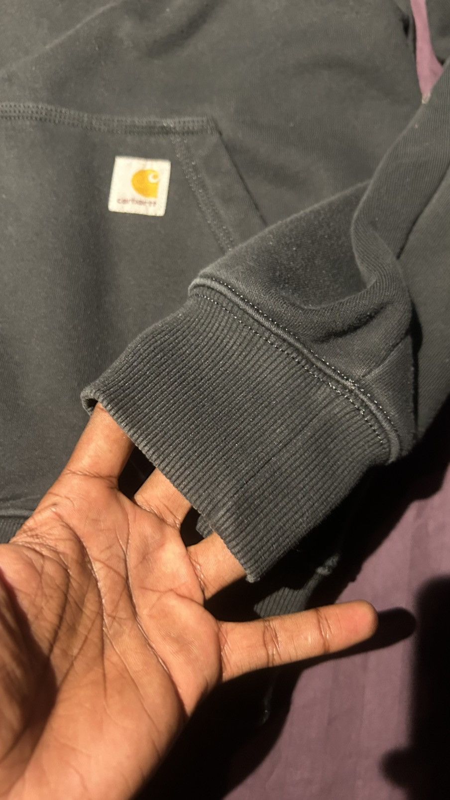 Carhartt Black Carhartt Hoodie M Size US M / EU 48-50 / 2 - 5 Thumbnail