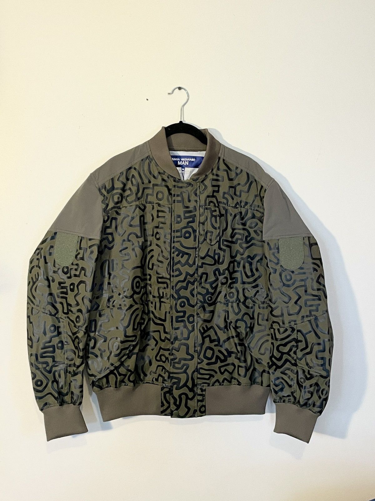 Comme des Garcons × Junya Watanabe × Keith Haring Junya Watanabe MAN x Keith Haring Nylon Bomber Jacket Size US M / EU 48-50 / 2 - 1 Thumbnail