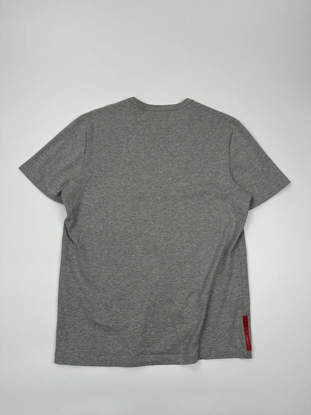 Prada Prada Sport SS99 Grey Cotton Boxy Tee Size US L / EU 52-54 / 3 - 4 Thumbnail