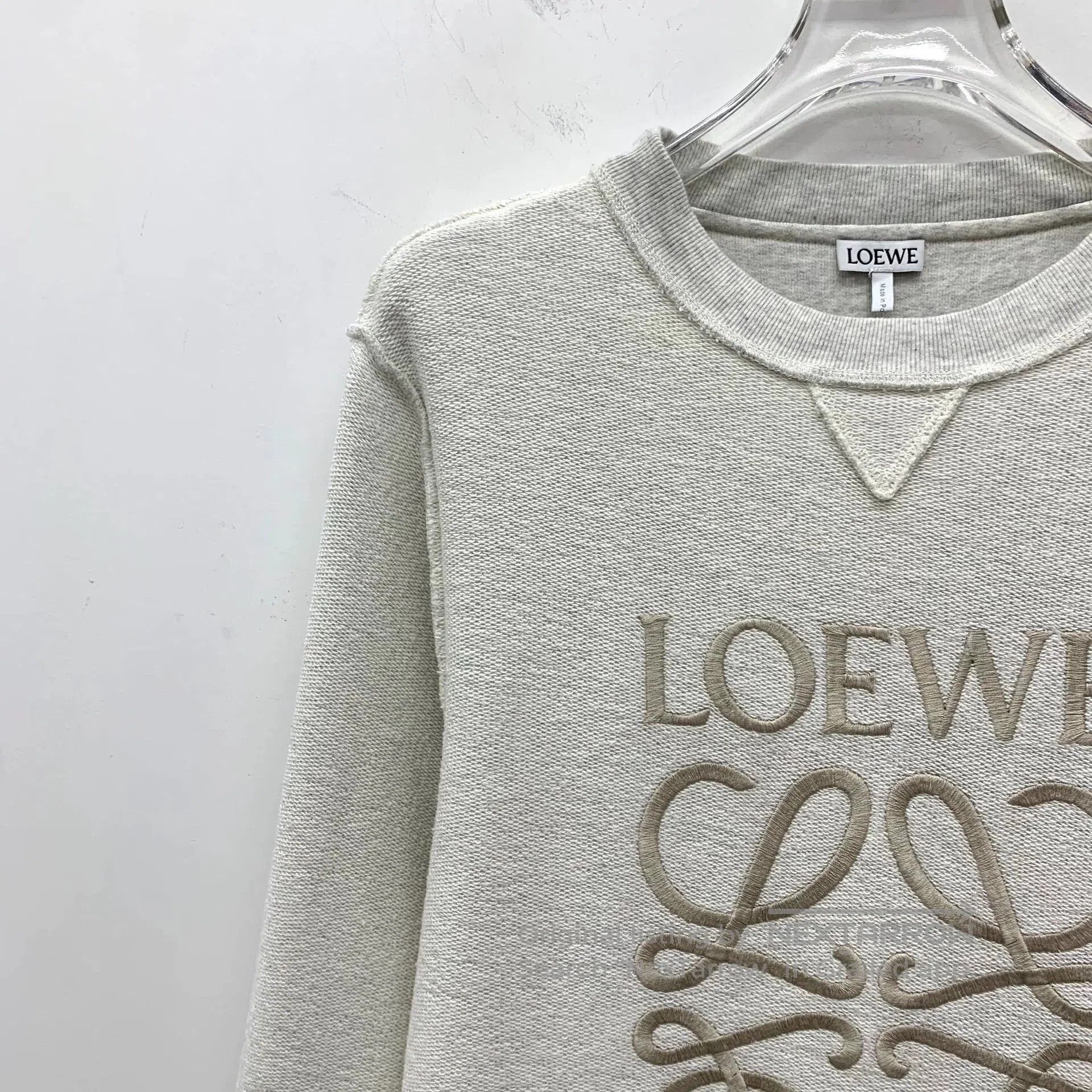 Loewe Loewe Gray Logo Embroidered Sweatshirt. Size US S / EU 44-46 / 1 - 3 Thumbnail