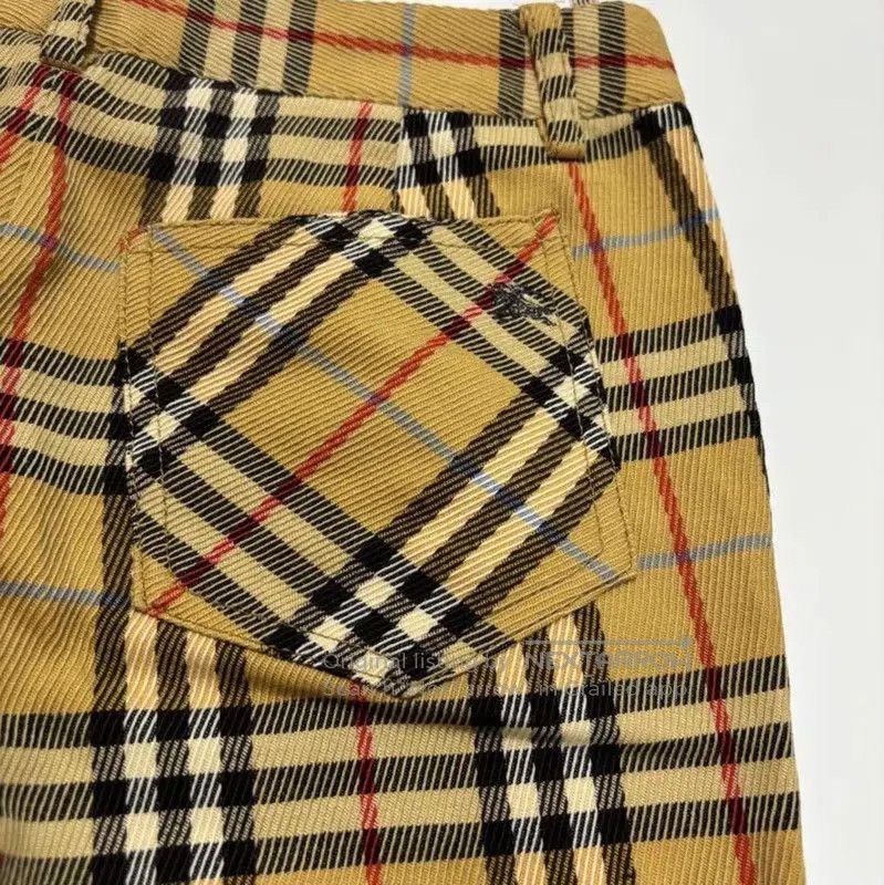 Burberry Burberry Yellow Wool Blend Striped Women's Pants. Size 23" - 6 Thumbnail