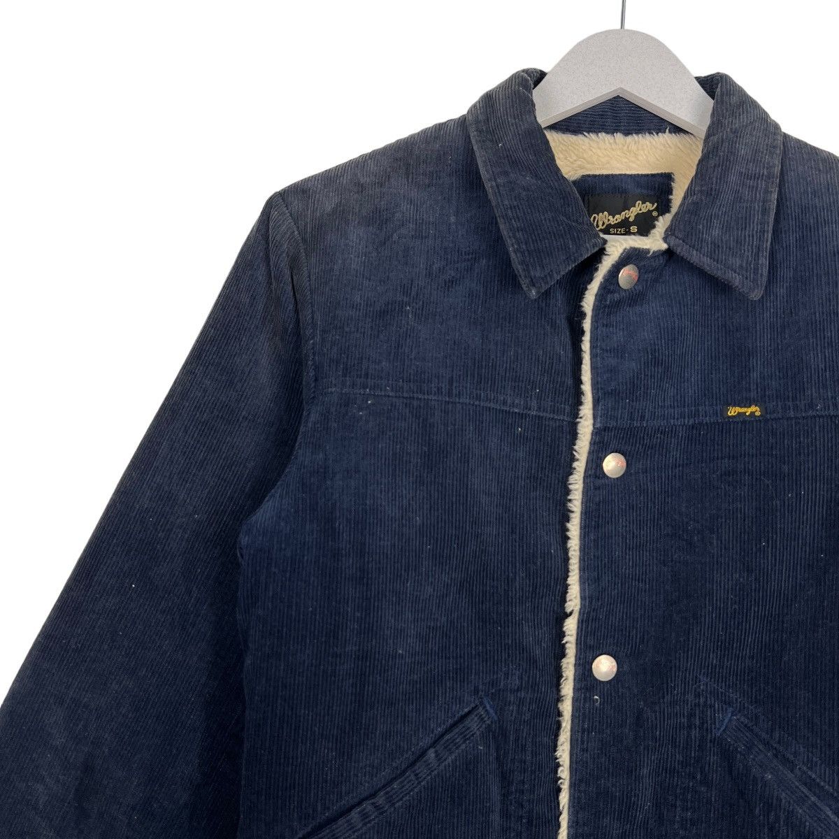 Vintage 🔥 VINTAGE WRANGLER CORDUROY SHEARLING TRUCKER JACKET Size US S / EU 44-46 / 1 - 6 Thumbnail