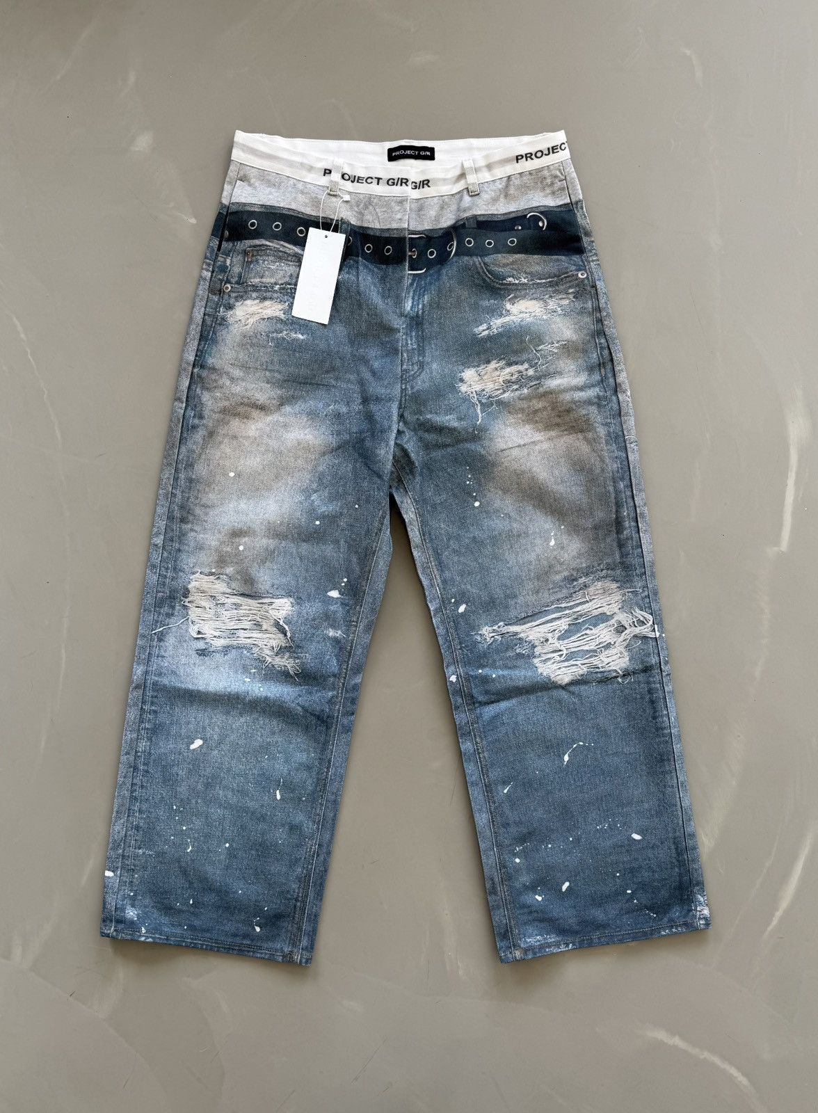 Project GR Project GR printed denim | Grailed