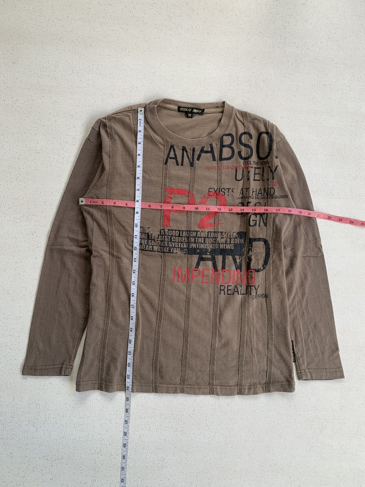 Japanese Brand 2000s Japanese Poem LS IFSIXWASNINE LGB STYLE Size US M / EU 48-50 / 2 - 2 Thumbnail