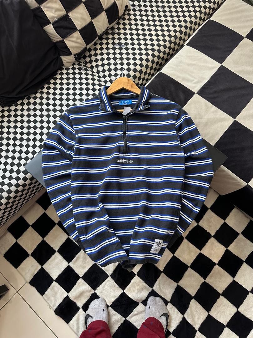 Adidas × Other VINTAGE ADIDAS SPELLOUT CENTER HALF ZIPPER Size US S / EU 44-46 / 1 - 1 Thumbnail