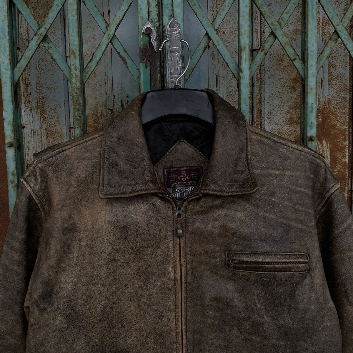 Genuine Leather × Japanese Brand Park Miller leather jaeket y2k Size US M / EU 48-50 / 2 - 4 Thumbnail