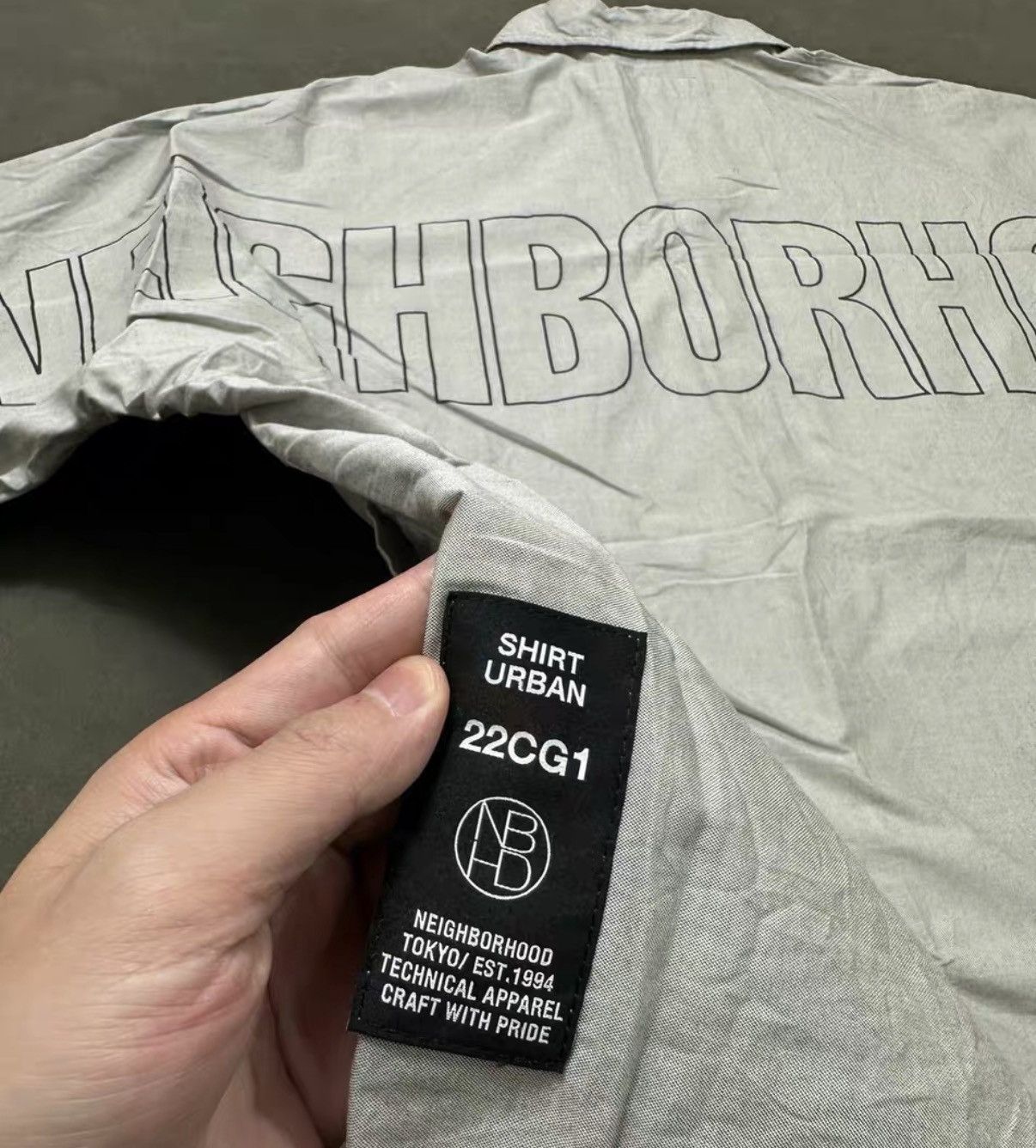 Neighborhood NEIGHBORHOOD BIG LOGO C-SHIRT Short Sleeve Shirt J16 Size US L / EU 52-54 / 3 - 5 Thumbnail
